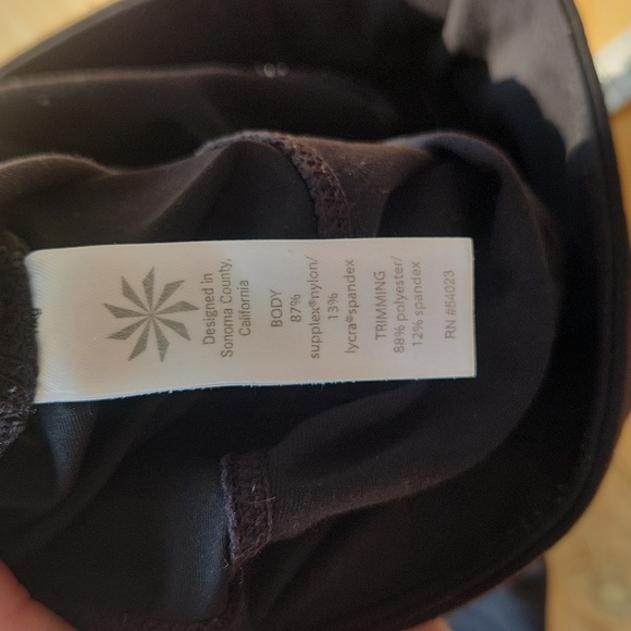 Athleta Chaturanga Black Moto Mesh High Rise Leggings Women’s Sz XS - Picture 11 of 11
